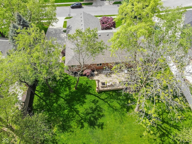 7732 Ashtree Dr, Indianapolis, IN 46259 - birds eye view of property