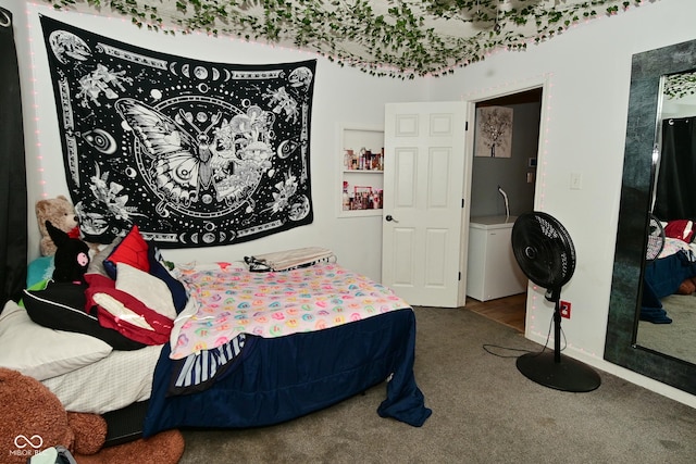 3041 S Kercheval St, Indianapolis, IN 46239 - bedroom with carpet flooring