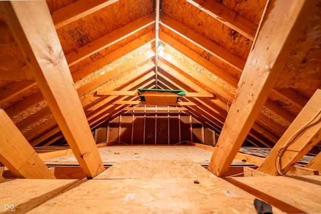11229 Echo Ridge Ln, Indianapolis, IN 46236 - view of unfinished attic