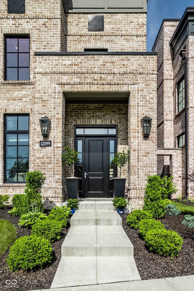 12099 Sigillary Way, Carmel, IN 46032 - entrance to property with brick siding
