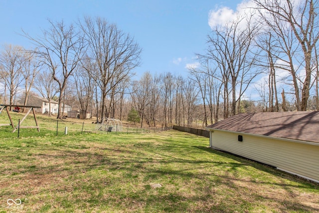 251 Howard Rd, Greenwood, IN 46142 - view of yard with fence