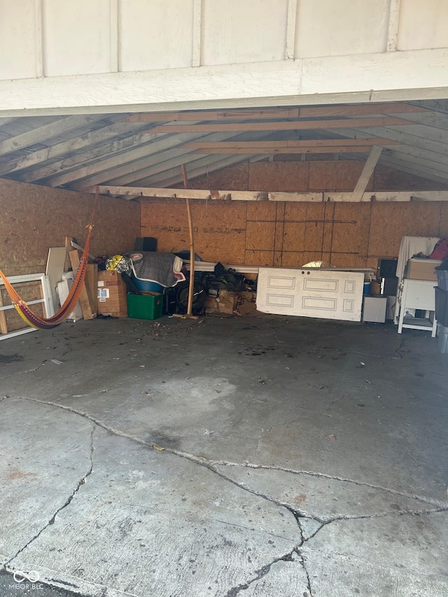 3817 N Sheridan Ave, Indianapolis, IN 46226 - view of garage