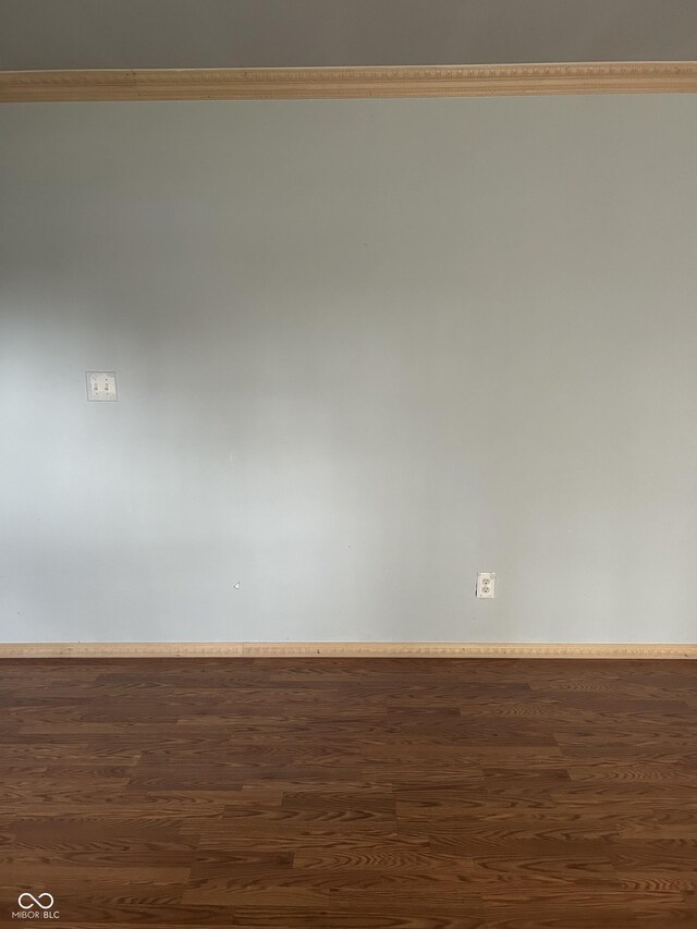 3817 N Sheridan Ave, Indianapolis, IN 46226 - empty room featuring baseboards and wood finished floors