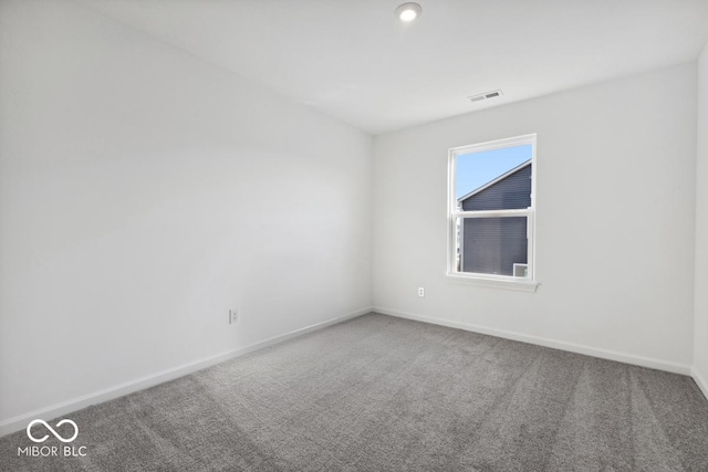1924 White Oak Dr, Shelbyville, IN 46176 - carpeted spare room with visible vents and baseboards