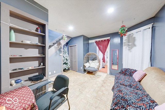 215 S Warman Ave, Indianapolis, IN 46222 - bedroom with a textured ceiling
