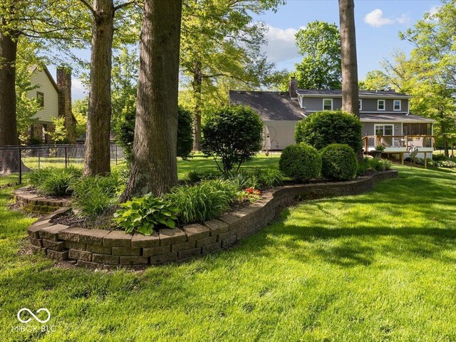 6820 W Forest Brook Dr, Fountaintown, IN 46130 - view of yard