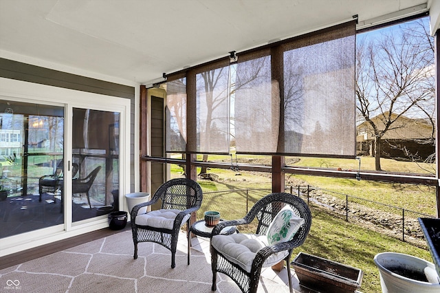 6820 W Forest Brook Dr, Fountaintown, IN 46130 - view of sunroom