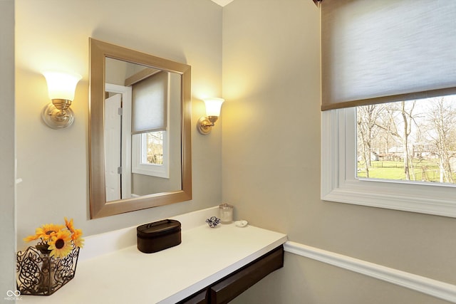 6820 W Forest Brook Dr, Fountaintown, IN 46130 - bathroom featuring healthy amount of natural light