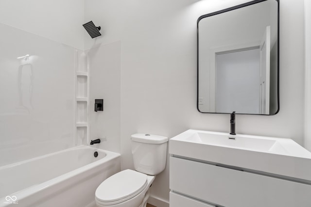 2362 English Ave, Indianapolis, IN 46201 - full bath featuring toilet, vanity, and washtub / shower combination