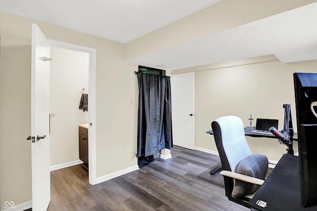 8315 San Marcos Cir, Indianapolis, IN 46256 - office featuring wood finished floors and baseboards