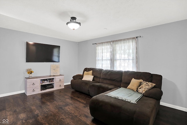 8315 San Marcos Cir, Indianapolis, IN 46256 - living area with baseboards and wood finished floors