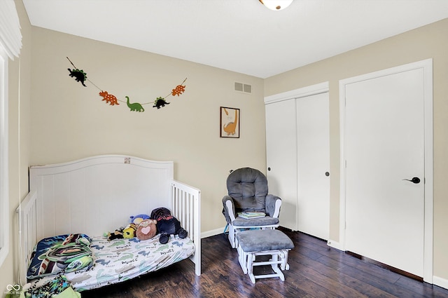 8315 San Marcos Cir, Indianapolis, IN 46256 - bedroom with wood finished floors and a closet