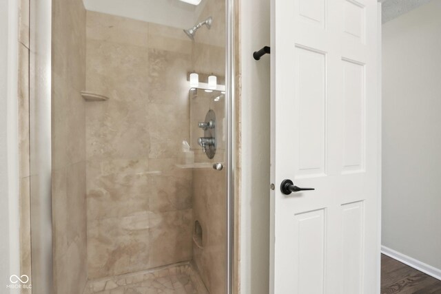 full bath with a stall shower