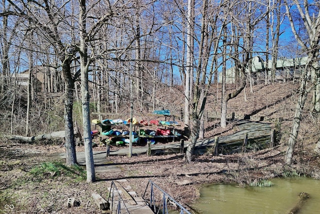view of dock