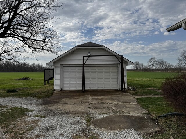 3179 W 400 N, Fairland, IN 46126 - view of detached garage