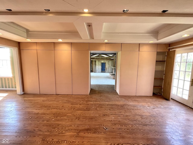 7180 N State Road 42, Eminence, IN 46125 - unfurnished bedroom featuring wood finished floors and recessed lighting