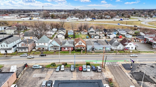 drone / aerial view featuring a residential view