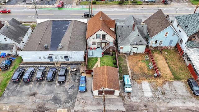 birds eye view of property featuring a residential view