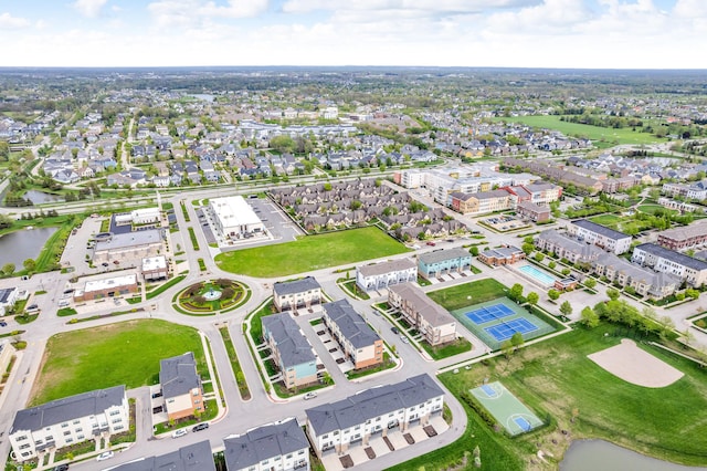 2578 Filson St, Carmel, IN 46032 - bird's eye view with a water view