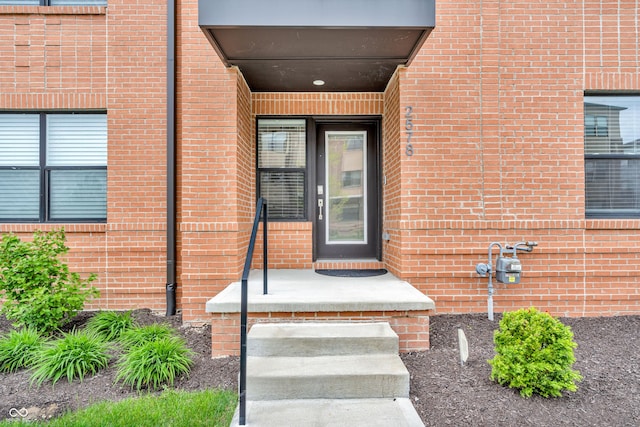 2578 Filson St, Carmel, IN 46032 - property entrance with brick siding