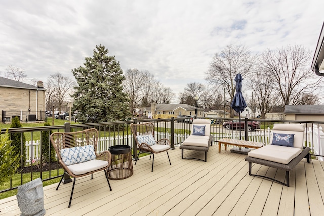 view of deck