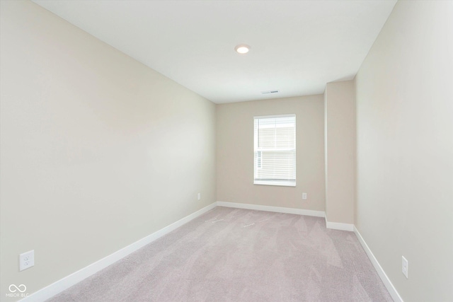 1239 Newton St, Avon, IN 46123 - unfurnished room with baseboards, visible vents, and light colored carpet