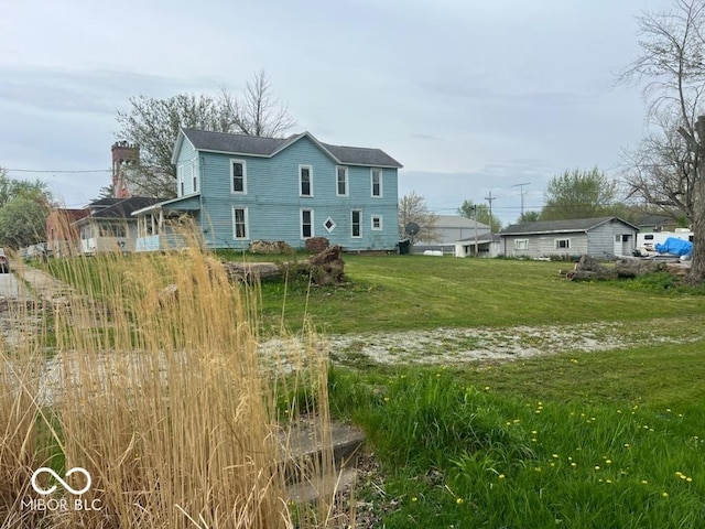 view of rear view of property