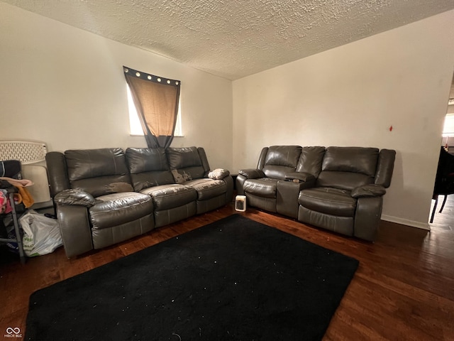 2194 N Riley Ave, Indianapolis, IN 46218 - living room with wood finished floors and a textured ceiling