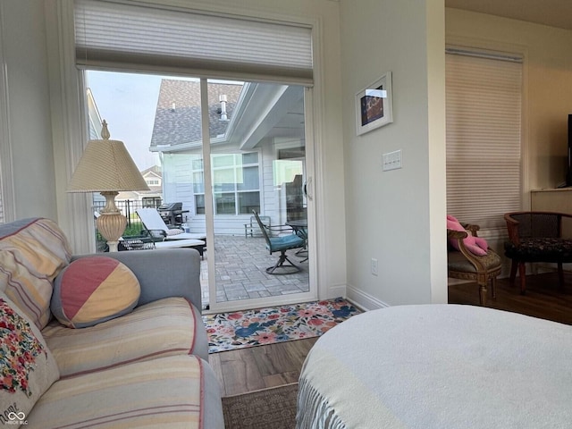 2460 Collins Dr, Westfield, IN 46074 - bedroom featuring wood finished floors and baseboards