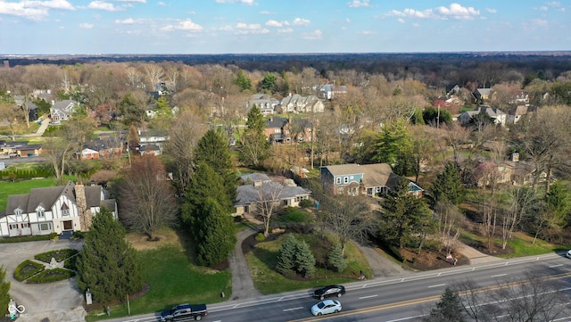7525 N Meridian St, Indianapolis, IN 46260 - drone / aerial view featuring a residential view
