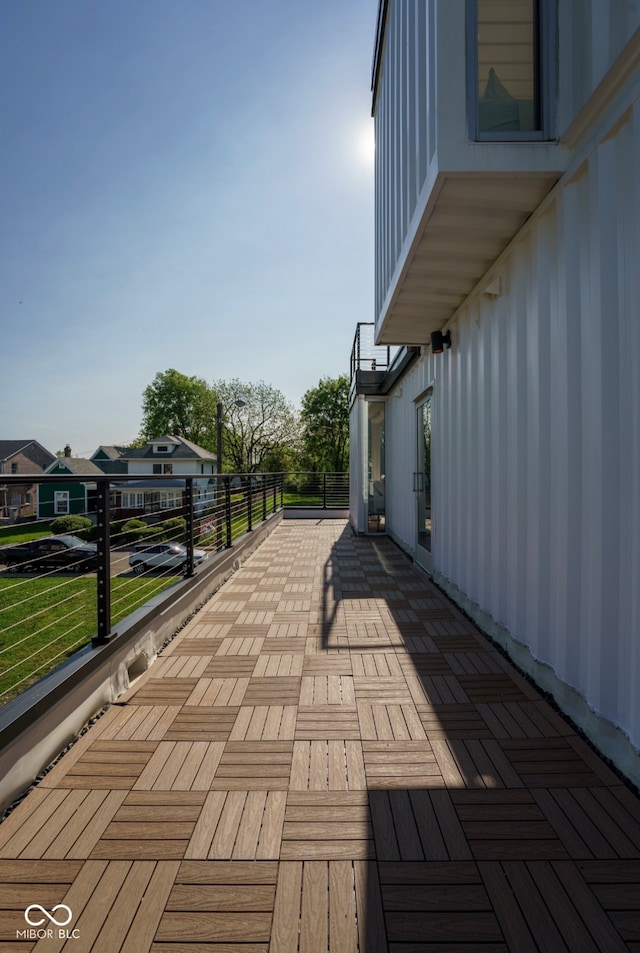 1802 Bellefontaine St, Indianapolis, IN 46202 - deck with a residential view