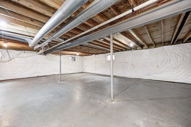 6036 Terrytown Pkwy, Indianapolis, IN 46254 - view of unfinished below grade area