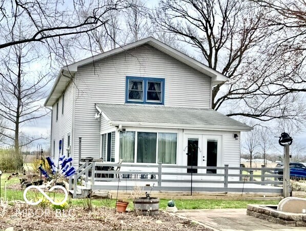 view of front of home with french doors