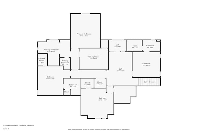 5130 Melbourne Pl, Zionsville, IN 46077 - home floor plan