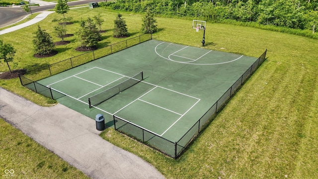 5130 Melbourne Pl, Zionsville, IN 46077 - view of basketball court with community basketball court