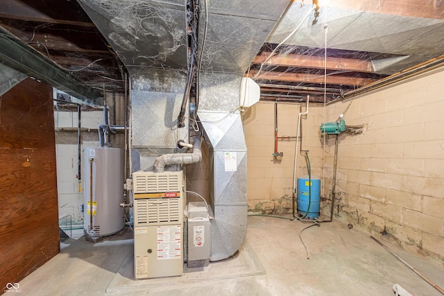 3510 Chamberlin Dr, Indianapolis, IN 46237 - utilities featuring heating unit and water heater