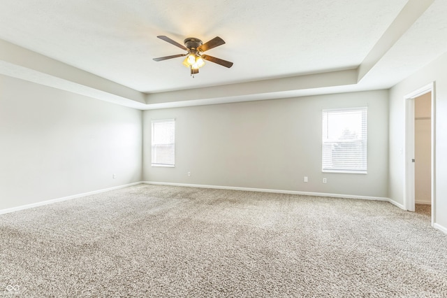 4747 Summit Lake Pl, Indianapolis, IN 46239 - empty room featuring carpet, baseboards, and ceiling fan