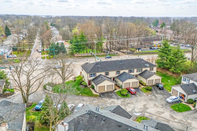 6059 S Bay Dr, Indianapolis, IN 46250 - bird's eye view featuring a residential view
