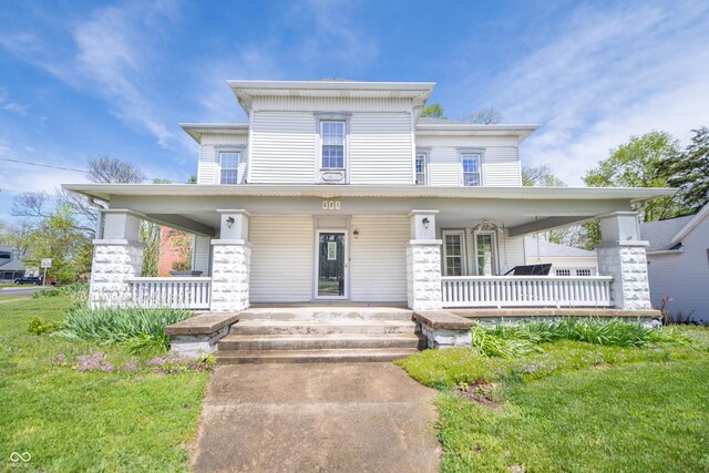 view of front of house with a porch