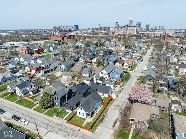 358 Terrace Ave, Indianapolis, IN 46225 - birds eye view of property featuring a residential view