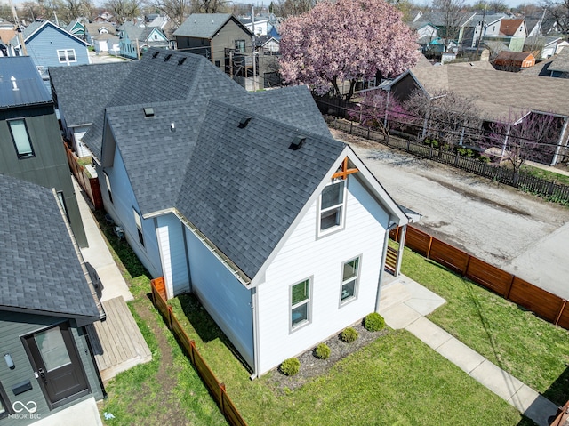 358 Terrace Ave, Indianapolis, IN 46225 - aerial view with a residential view