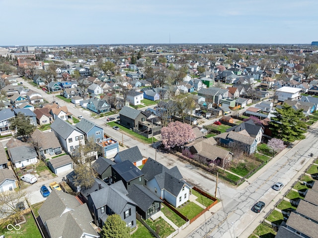 358 Terrace Ave, Indianapolis, IN 46225 - drone / aerial view featuring a residential view