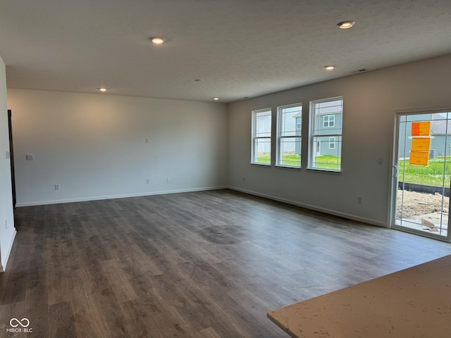 240 Ames Dr, Whiteland, IN 46184 - unfurnished room featuring dark wood finished floors and recessed lighting