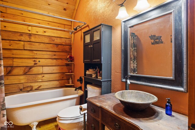 6351 Dixon Rd, Columbus, IN 47201 - full bath with toilet, a textured wall, and vanity