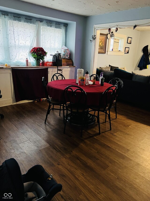 918 N Olney St, Indianapolis, IN 46201 - dining area with hardwood / wood-style flooring