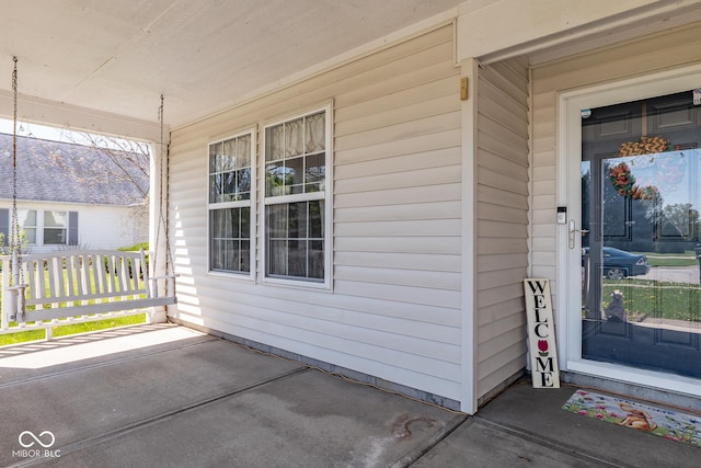 329 Dogwood Dr, Pendleton, IN 46064 - view of exterior entry featuring covered porch