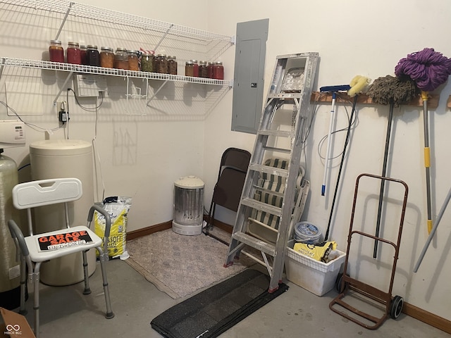 1310 Pin Oak Dr, Seymour, IN 47274 - interior space featuring electric panel