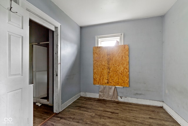 interior space featuring wood finished floors