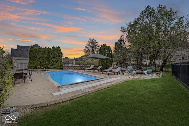 7259 Josiah Ct, Indianapolis, IN 46259 - view of pool with a patio