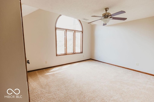 6712 Forrest Commons Blvd, Indianapolis, IN 46227 - carpeted empty room featuring ceiling fan, visible vents, and baseboards
